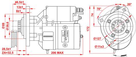 STARTER Serial number 123708007